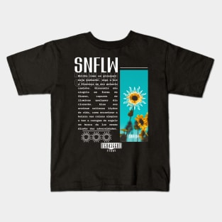 Sunflower #SNFLW Kids T-Shirt